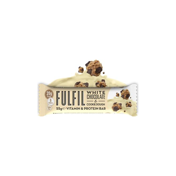 Fulfil White Chocolate Cookie Dough 15 Bars