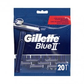 Gillette Blue II Disposable Razors 20's