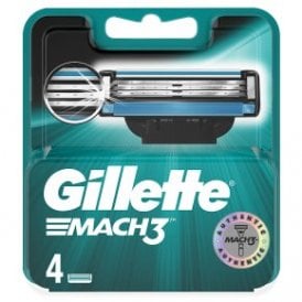 Gillette Mach 3 Cartridges 4 Pack