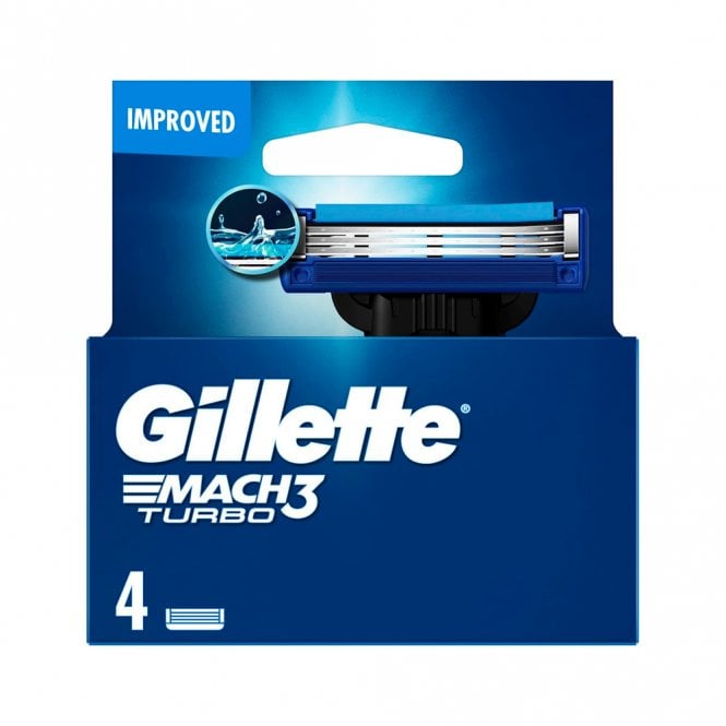Gillette Mach 3 Turbo Blades 4's