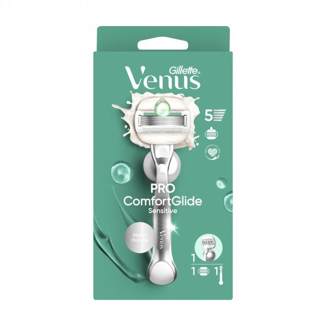 Gillette Venus Pro Comfort Glide Sensitive Razor & Hook