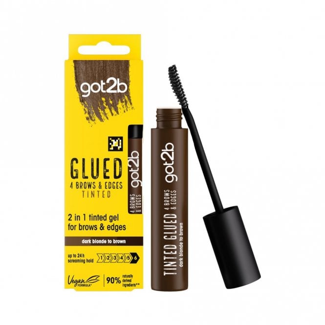 Got2b Glued 4 Brows & Edges Dark Blonde To Brown Tinted Gel 16ml