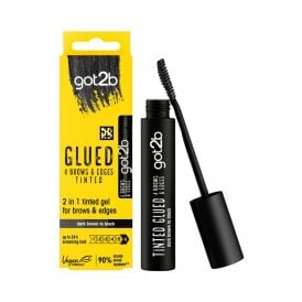 Got2b Glued 4 Brows & Edges Dark Brown To Black Tinted Gel 16ml