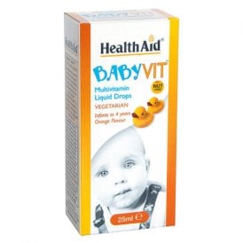 HealthAid Baby Vit -Orange Flavour (Ages 0 to 4 Years)