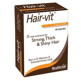HealthAid Hair Vit (B Vitamins,Essential Amino Acids++) 90 pack