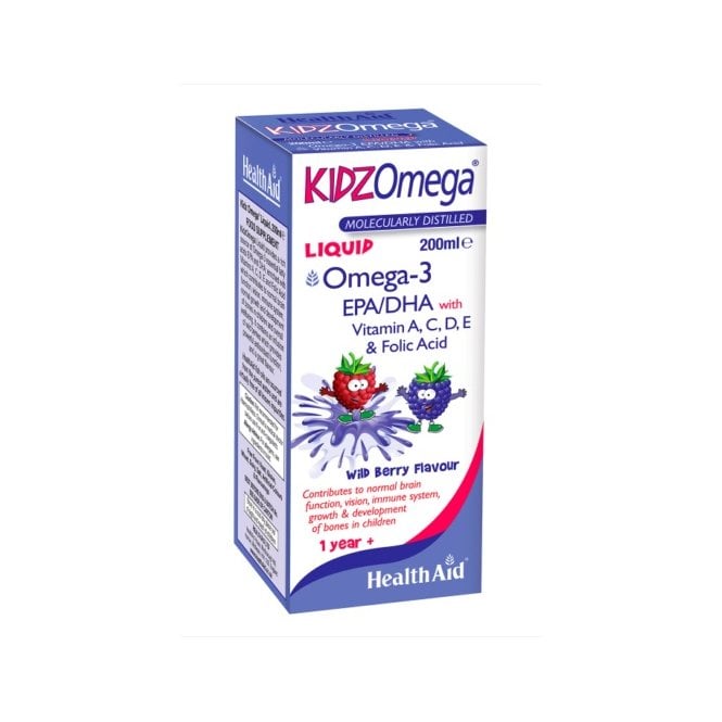 HealthAid Kids Omega (Vit A,D,E,EPA/DHA) Liquid