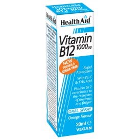 HealthAid Vitamin B12 1000ug Spray 20ml