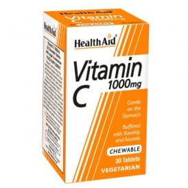 HealthAid Vitamin C 1000mg - Chewable (Orange Flavour)