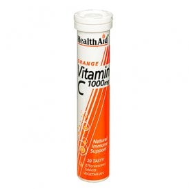 HealthAid Vitamin C 1000mg - Effervescent (Orange Flavour)