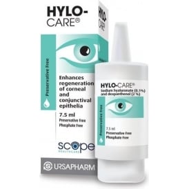Hylo-Care 0.1% Prs Fr Eye Drops 7.5ml