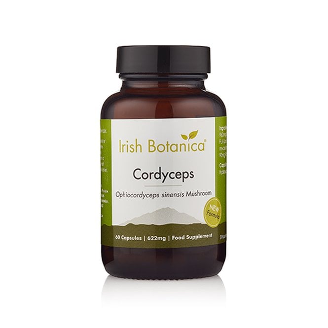 Irish Botanica Organic Mushroom Cordyceps 480mg 60 Caps