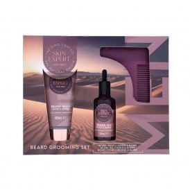 Kind Beard Grooming Gift Set 40ml Beard Wash, 50ml Beard Oil, Beard Comb