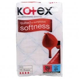 Kotex Maxi Super Pads 16's