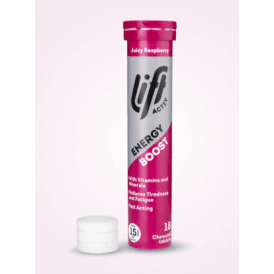 Lift Activ Energy Boost Juicy Raspberry Chews 18 pack