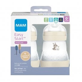 MAM Easy Start Anti-Colic Twin Pack Bottles 160ml 0+ Months