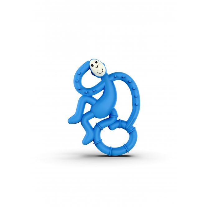 Matchstick Monkey Mini Teether Blue