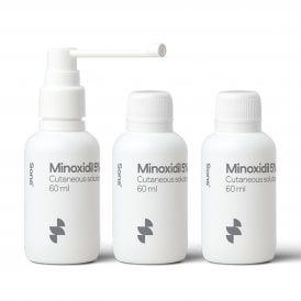 Minoxidil 5% Cutaneous Solution - 3x60ml