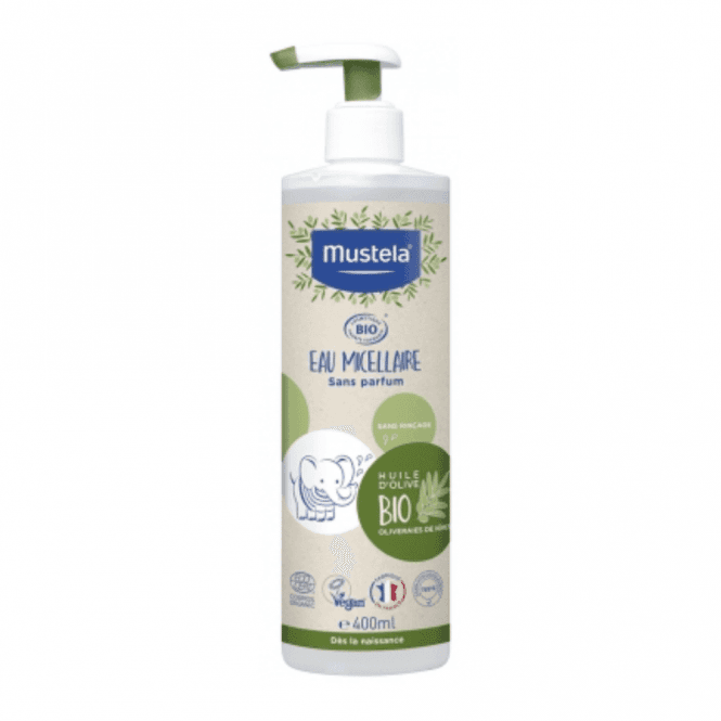 Mustela Organic Eau Micellaire Micellar Water- Face & Body 400ml