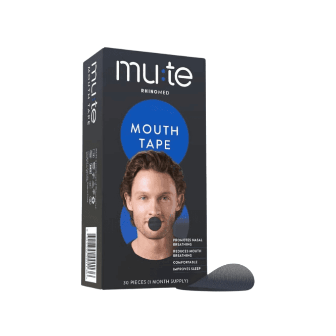 Mute Mouth Tape for Nasal Breathing and Snoring – 30 Pack