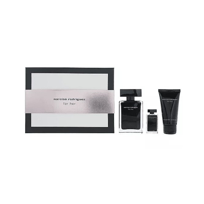 Narciso Rodriguez For Her Eau De Toilette 50ml 3 Piece Gift Set