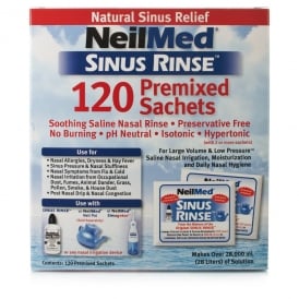 Neilmed sinus rinse saline nasal 120 sachets