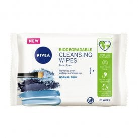 Nivea Biodegradable Cleansing Wipes Normal Skin 40's