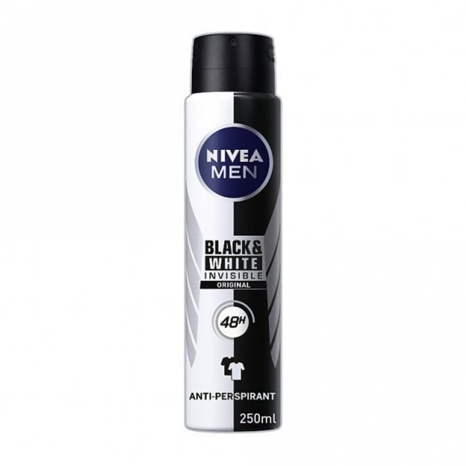 Nivea Men Black & White Invisible 72h Anti Perspirant Deodorant Spray 250ml