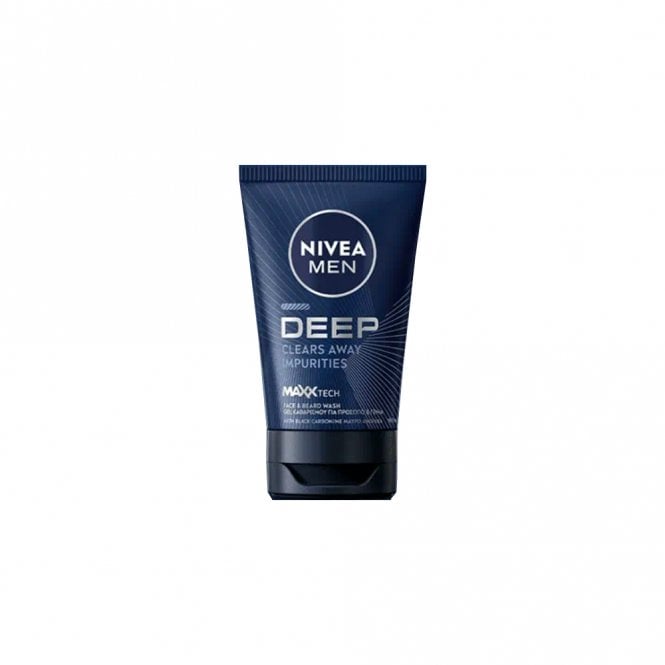 Nivea Men Deep Clean Face & Beard Wash 100ml