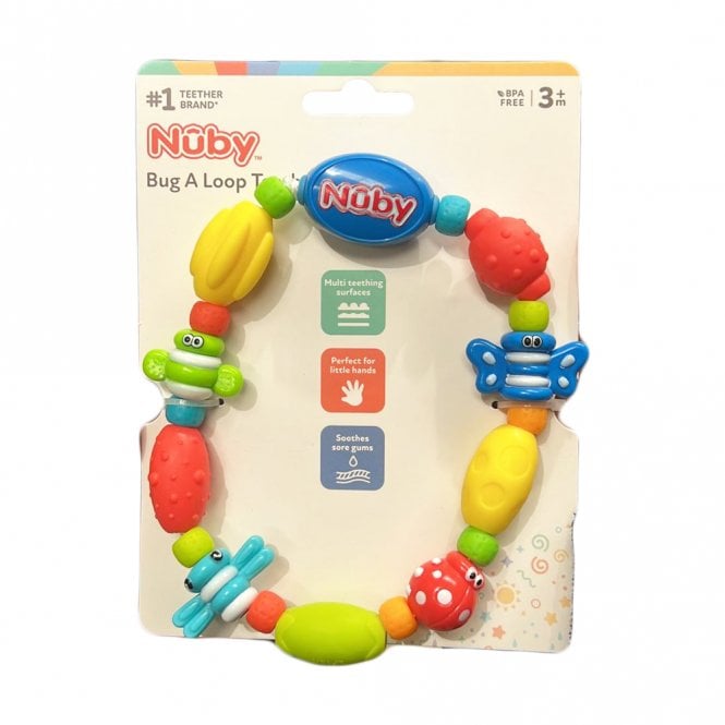 Nuby Bug A Loop Teether 3 Months +