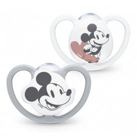 Nuk Perfect Match Disney Mickey Mouse Twin Pack Air Soother 18-36 Months