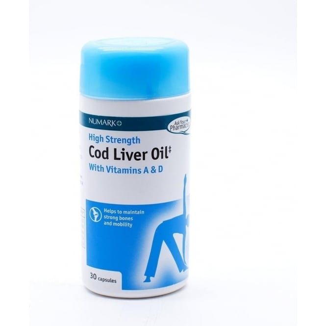 Numark Cod Liver Oil High Strength, With Vitamin A&D Caps 30Caps