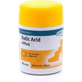 Numark Folic Acid 400µg Tabs 90Tabs