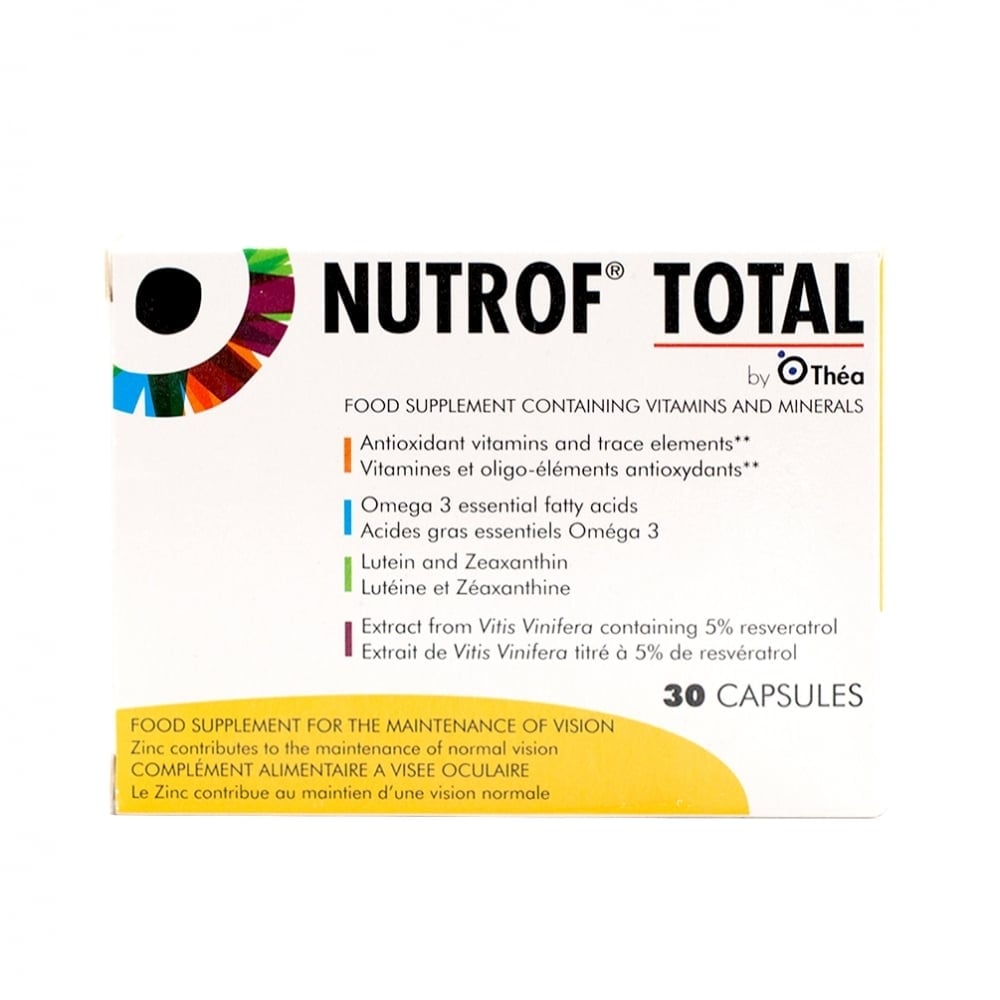 Nutrof Total 30 Capsule: Integratori Per La Vista Del Marchio Lab.thea - Foto 2