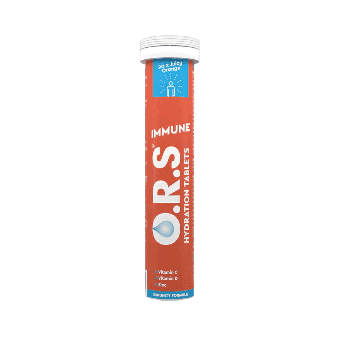 Ors Orange Immune Hydration Tablets 24 Pack