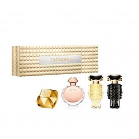 P0813 Paco Rabanne 4pc Miniature Gift Set5ml Lady Million Edp, 6ml Olympea Edp, 4ml Fame Edp, 4ml Fame Parfum