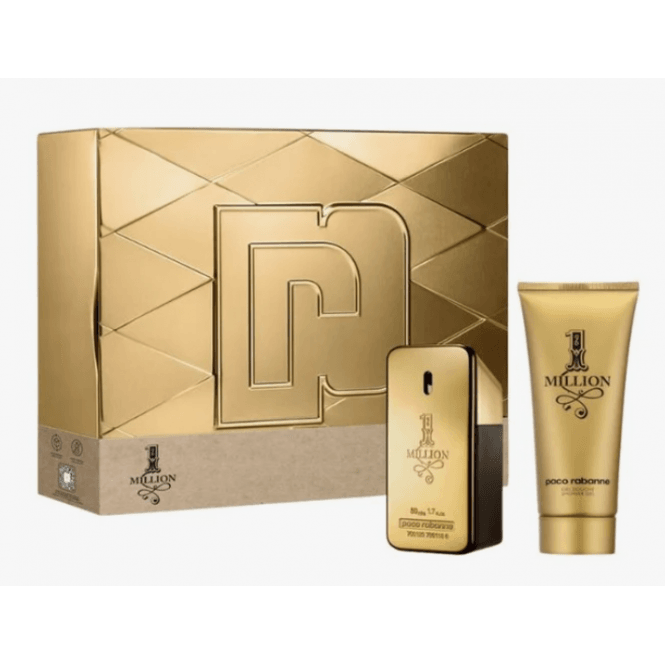 P3601 Paco Rabanne 1 Million 50ml 2pc Gift Set50ml Edt Spr, 100ml Shower Gel