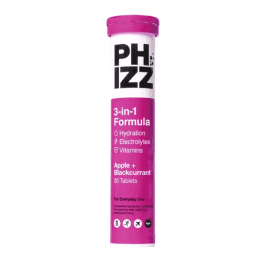 Phizz 3 In 1 Apple & Blackcurrant Effervescent Tablets 20's