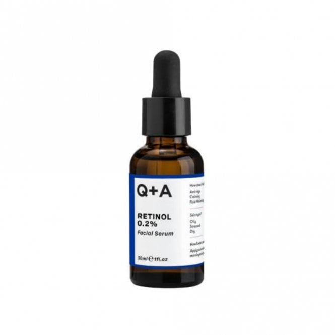 Q+A Retinol 0.2% Facial Serum 30ml