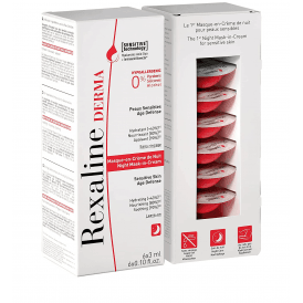 Rexaline Derma Night Mask-In-Cream 6 X 3ml