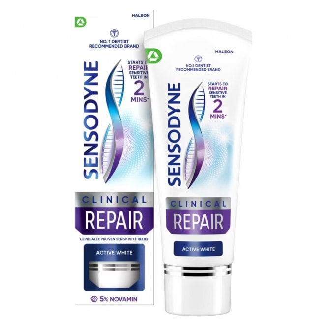 Sensodyne Clinical Repair Active White Toothpaste 75ml