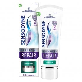 Sensodyne Clinical Repair Deep Clean Toothpaste 75ml