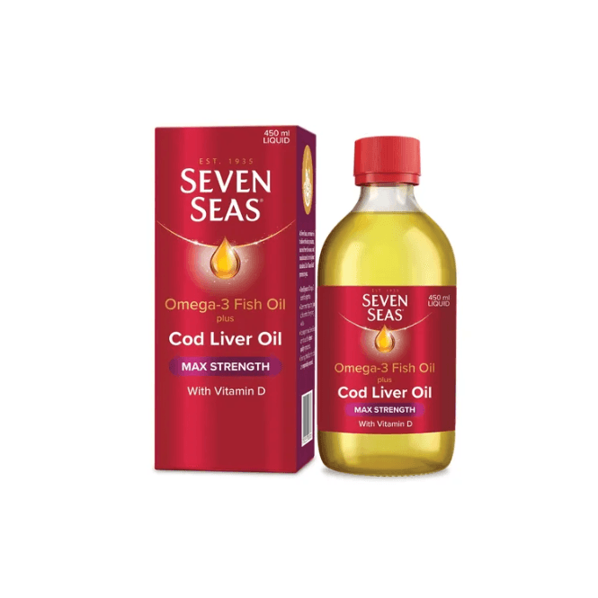 Seven Seas MAX STRENGTH COD LIVER OIL 450ml