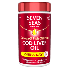 Seven Seas PURE COD LIVER OIL ONE A DAY CAPS 120's