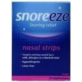 Snoreeze Nasal Strips Large 10 Pack
