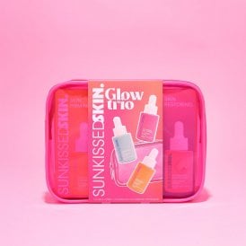 Sunkissed Glow Trio Serum Gift Set30ml Collagen Serum, 30ml Niacinamide Serum, 30ml Hyaluronic Acid Serum, Bag