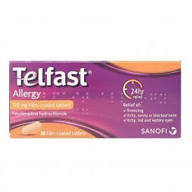 TELFAST ALLERGY 120MG FILM-COATED TABLET 30