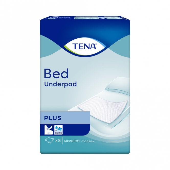 Tena Bed Underpad Plus 5's- 693360cm x 90cm