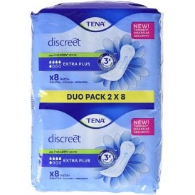 Tena Lady Discreet Extra Plus Duo 16 Pack