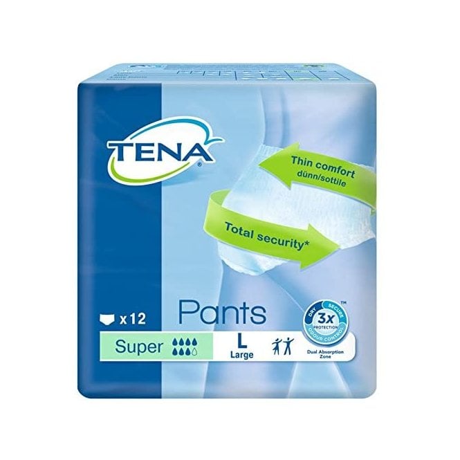 Tena Pants Super Large 12 Pack