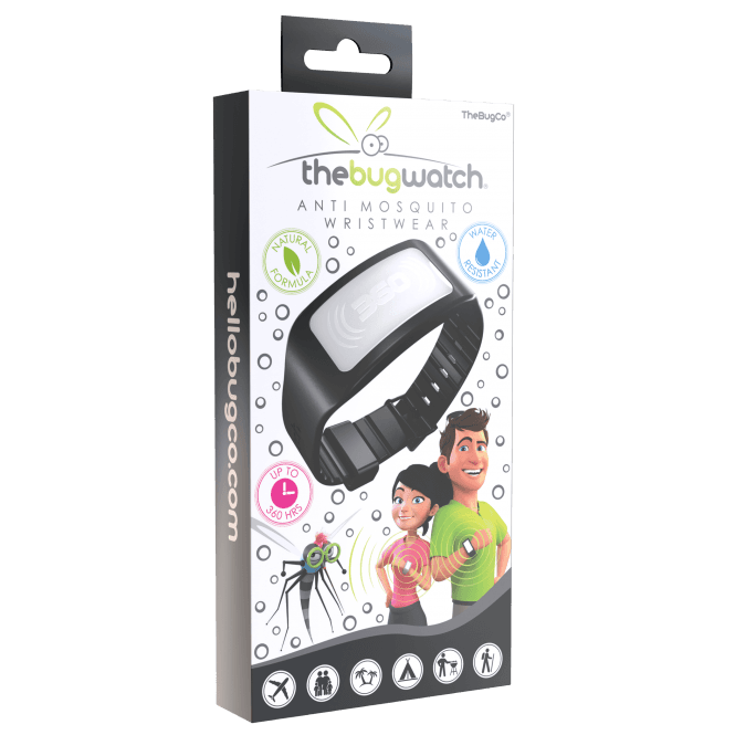 The Bug Watch Adult Wristband Midnight - Black